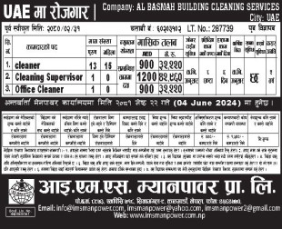 New Job Vacancy